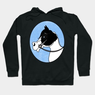 The Apollo - Black and White Paint Horse Hoodie